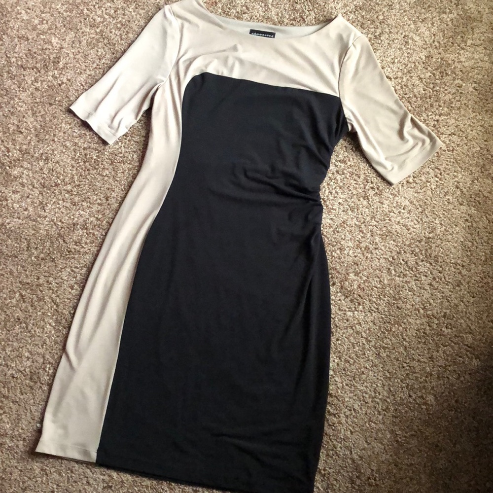 Knee length fitted dress